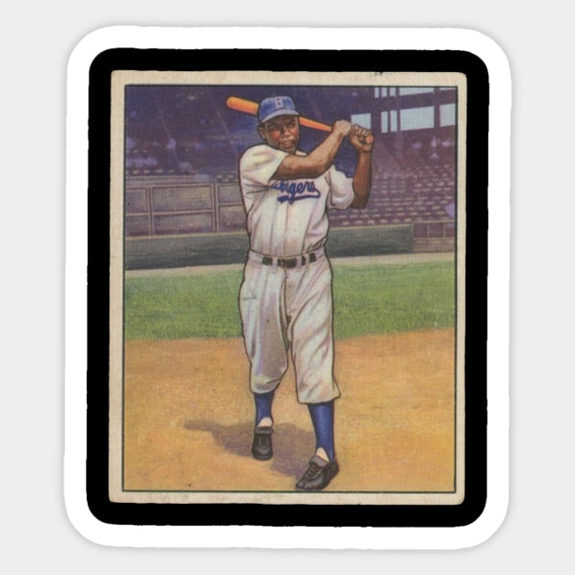 Jackie Robinson 1950 Bowman Sticker by BlackBoxHobby